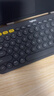 羅技（Logitech）K380 時(shí)尚系列 鍵盤(pán) 藍牙辦公鍵盤(pán) 無(wú)線(xiàn)鍵盤(pán) 女友 便攜超薄筆記本鍵盤(pán) 深灰色 拆封99新 曬單實(shí)拍圖