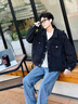 Levi's李維斯25年秋冬新款男士巴恩風(fēng)美式翻領(lǐng)時(shí)尚休閑夾克外套 水洗黑 XL 曬單實(shí)拍圖