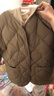 優(yōu)衣庫女裝PUFFTECH空氣棉服休閑茄克/時尚款外套469864 32 深米色 L /160/88A 曬單實拍圖