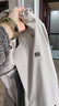 KOLON SPORT/可隆軟殼三合一夾克 男子防潑水防風(fēng)戶(hù)外沖鋒衣2級 LHJK5WNT13-GR 米灰色 【羽絨內膽】 L 175/96A 曬單實(shí)拍圖
