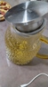 富光耐熱玻璃涼水壺大容量家用果汁杯花茶杯茶壺冷水壺錘紋壺1200ML 曬單實(shí)拍圖