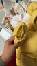 嘟嘟家女童棉襖冬裝加厚兒童棉服冬季潮寶寶外套深冬洋氣童裝 黃色 90 曬單實拍圖