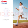李寧（LI-NING）童裝兒童短袖T恤女小大童綜合體能排濕速干短T上衣165YTSV164-1 曬單實(shí)拍圖