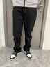 木林森（MULINSEN）直筒牛仔褲男士秋季簡(jiǎn)約百搭輕商務(wù)休閑長(cháng)褲 黑色 32 曬單實(shí)拍圖