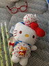 迪士尼正版廚師helloKitty包包掛件鑰匙扣眼鏡哈嘍kt貓玩偶公仔女生禮物 薯條小廚師套裝kitty【正版】 曬單實(shí)拍圖
