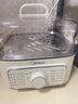 美的蒸鍋電蒸鍋 蒸蛋器 電煮鍋 多功能家用 電鍋蒸包子鍋電熱鍋 多層上蒸下煮大容量煮蛋器 14.7L 三層 ZGE2323Z03X 曬單實(shí)拍圖