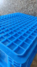 藍色加厚塑料周轉箱可配蓋子物流中轉倉庫塑膠框工業(yè)收納膠箱現貨 500-300箱（560*420*310） 默認:藍色(如需其他顏色備注:黃/綠/紅/白) 曬單實(shí)拍圖
