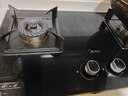美的（Midea）燃氣灶天然氣雙灶家用5.0KW大火力黑晶寬面板 一級能效節能臺嵌兩用雙灶 Q330 天然氣 5.0KW 曬單實(shí)拍圖