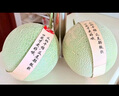 京鮮生 玫瓏網(wǎng)紋瓜 凈重4-5斤 2粒 中秋禮品源頭直發(fā)包郵 曬單實(shí)拍圖
