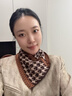 針織套頭圍脖女秋冬新款保暖防寒三角圍巾護頸脖套女士洋氣假領(lǐng)子 焦糖千鳥(niǎo)格【針織三角圍脖】 均碼（有彈力） 曬單實(shí)拍圖