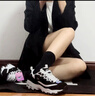 斯凱奇（Skechers）女鞋秋季厚底老爹鞋百搭熊貓鞋軟底舒適外穿休閑運動(dòng)鞋11959 曬單實(shí)拍圖