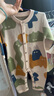 巴厘小豬寶寶針織連體衣秋冬季保暖純服毛線(xiàn)衣哈衣爬服外出服 奶油杏 80 cm 曬單實(shí)拍圖