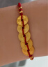 領(lǐng)豐金（LING FENG GOLD）黃金銅錢(qián)實(shí)心五帝錢(qián)幣9999足金投資金小克重生日節日禮物收藏儲值 生活康熙 1g 曬單實(shí)拍圖