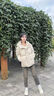鴨鴨（YAYA）蓄熱短款羽絨服女2025年冬季新款時(shí)尚休閑寬松加厚保暖小個(gè)子外套 黑色 M (建議110-125斤) 曬單實(shí)拍圖