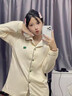 貓人 MiiOW純棉睡衣女士100%全棉春秋2025年新款家居服可外穿大碼長(cháng)袖套裝 米膚色【100%新疆棉親膚柔軟】 L 【推薦160-165cm95-110斤】 曬單實(shí)拍圖