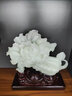聚善緣百財聚來(lái)玉白菜擺件招財元寶客廳玄關(guān)高檔裝飾喬遷開(kāi)業(yè)禮物 【順豐包郵 禮盒裝】YMJ小號百財聚來(lái)阿富汗玉色 曬單實(shí)拍圖