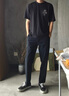優(yōu)衣庫男裝高彈力長(cháng)褲/休閑褲褲子通勤款常規款25春夏新款475598 09 黑色 L /175/88A 曬單實(shí)拍圖