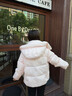 ONLY2024冬季新款90白鴨絨減齡蓬松云朵感連帽羽絨服女|125423014 C38靜謐紫羅蘭 S 曬單實(shí)拍圖