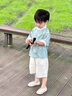G.DUCKKIDS小黃鴨童裝漢服男童套裝夏季中國風(fēng)古裝男孩子唐裝幼兒六一演出服 圖片色+吊墜 110 尺碼4~5歲【100-110cm】cm 曬單實(shí)拍圖