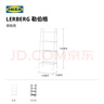 宜家（IKEA）LERBERG勒伯格擱板柜現代簡(jiǎn)約鋼制輕便客廳開(kāi)放式儲物 深灰色60x148cm 曬單實(shí)拍圖