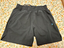 必邁新款男士運動(dòng)訓練短褲3.5寸速干跑步競速褲高彈馬拉松競訓褲 騎士黑【男】 XL 曬單實(shí)拍圖