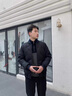 稻草人棉服男秋冬季新款男士外套棉衣2025新款常規保暖男裝冬裝外套男款 黑色 L 【建議100-115斤】 曬單實(shí)拍圖