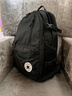 匡威（Converse）官方 Straight Edge男女休閑簡約雙肩包書包10021138 10021138-A01/黑色 OSFA 曬單實拍圖