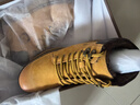 駱駝（CAMEL）王俊凱同款秋冬馬丁靴戶外工裝大黃靴男 G122W7757TR 金黃 39 曬單實(shí)拍圖