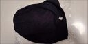 目丸冷帽高級感金屬小標女士2025新款寬松保暖針織小眾設計包頭堆堆帽 1#黑色 曬單實(shí)拍圖
