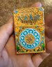 ZIPPO打火機夜光琺瑯算盤(pán)八方來(lái)財芝寶煤油防風(fēng)送男友情人節生日禮物 鍍金版【禮盒裝送小油火石】 曬單實(shí)拍圖