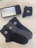 蒙口比鄰襪子男秋冬款純棉吸汗防臭中筒襪全棉加絨加厚男士商務(wù)襪純色襪子 純棉中筒純色款（黑3深灰2）共5雙 純棉均碼（39-44）多款可選（收藏加購優(yōu)先發(fā)貨） 曬單實(shí)拍圖