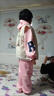 藍貝妮童裝女童套裝冬季2025新款兒童衣服小女孩冬裝運動加絨加厚秋冬款 粉色冬款兩件套（外套+褲子） 130 碼建議身高120CM 曬單實拍圖