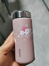MOMOCONCEPT咖啡杯櫻花迷你保溫杯女士高顏值momo可愛(ài)便攜小容量水杯200ml 曬單實(shí)拍圖