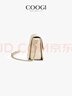 COOGI包包女款2026年輕奢女士斜挎包女單肩包情人節生日禮物送女友老婆 米白 曬單實(shí)拍圖