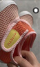 卡特兔學(xué)步鞋童鞋男童夏季女童洞洞鞋軟底網(wǎng)面寶寶鞋透氣幼兒園室內鞋 橙粉白 24 內長(cháng)14.5cm  腳長(cháng)13.6-14.2 曬單實(shí)拍圖