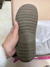 鹿季復古加絨勃肯鞋女2025秋冬季新款懶人一腳蹬休閑配裙子低幫小單鞋 卡其色 39 曬單實(shí)拍圖