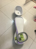 babycare兒童電動(dòng)扭扭車(chē)聲光后輪驅動(dòng)雙人靜音輪寶寶小孩防側翻搖搖車(chē)玩具 【30首+電動(dòng)款】辛德白+拖斗 曬單實(shí)拍圖