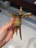 銅鈺緣【文化禮品】酒樽古代爵杯青銅器仿古工藝酒杯客廳裝飾擺件大氣 （鍍金）爵杯+禮盒 曬單實(shí)拍圖
