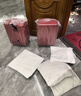 愛(ài)華仕行李箱20英寸拉桿箱女小型陪嫁旅行箱登機箱充電皮箱密碼箱中國紅 曬單實(shí)拍圖