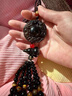 汽車(chē)掛件車(chē)內吊飾適用奔馳寶馬奧迪車(chē)載高檔車(chē)內掛飾后視鏡飾品 雙龍護主--黑瑪瑙串珠款 曬單實(shí)拍圖