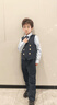 衣諾坊兒童演出服西服套裝男女生團體表演服飾主持人西裝女生連衣裙套裝 曬單實(shí)拍圖
