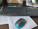 羅技（Logitech）MK275 鍵鼠套裝 無(wú)線(xiàn)鍵鼠套裝 辦公鍵鼠套裝 全尺寸 商務(wù)鍵鼠套裝 帶無(wú)線(xiàn)2.4G接收器 黑藍色 曬單實(shí)拍圖