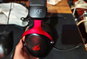 iKF V11【USB有線版】游戲耳機頭戴式電競耳機有線耳麥7.1音效fps電腦聽聲辨位無畏契約三角洲 黑紅色 曬單實拍圖