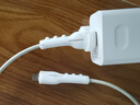 迪普爾第四代安卓數據線(xiàn)保護套硅膠防折斷防塵電線(xiàn)保護頭繞線(xiàn)器卡扣接頭保護套USB通用 白色 曬單實(shí)拍圖
