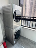 松下（Panasonic）纖界10+10kg洗烘套裝智能投放變頻洗衣機正反轉防纏繞熱泵烘干衣機線(xiàn)屑過(guò)濾除毛包豪斯設計 L186+LHM02Y2 曬單實(shí)拍圖