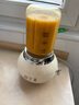 OTE榨汁機小型家用玻璃迷你果汁多功能自動(dòng)果蔬便攜電動(dòng)奶昔榨汁杯禮物 奶鹽芝士白【雙杯】 加厚2.8mm高硼硅玻璃杯身 曬單實(shí)拍圖