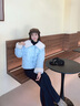 森馬（Semir）羽絨服女冬季拼接毛領(lǐng)大翻領(lǐng)80絨子寬松2025甜美上衣109725113033 曬單實(shí)拍圖