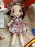 G.duck小黃鴨可愛(ài)公主布娃娃人形公仔女孩抱著(zhù)睡覺(jué)洋布玩偶寶寶毛絨玩具 粉紅色 40cm 曬單實(shí)拍圖