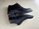 老人頭（LAORENTOU）皮鞋男士頭層牛皮鞋商務(wù)休閑正裝鞋小碼隱形內增高鞋 130362 黑41 曬單實(shí)拍圖