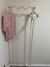 漢菲斯丁北歐衣帽架落地掛衣架轉角衣架掛衣服臥室客廳家用創(chuàng  )意掛包架子 【奶油灰】L:60cm H:170cm 曬單實(shí)拍圖